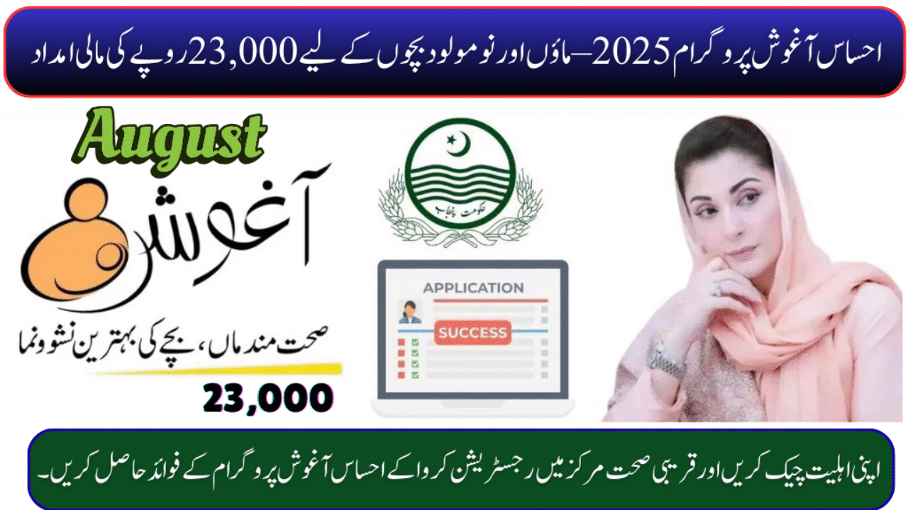 Ehsaas Aghosh Program 2025 – Check Eligibility & Get Rs. 23,000 Support for Mothers and Newborns