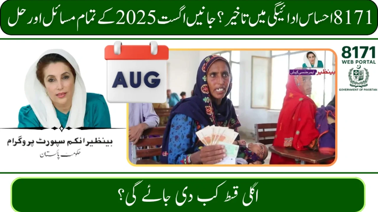 How to Fix 8171 Ehsaas Program Payment Issues in August 2025 – Complete Guide